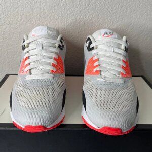 Nike Air Max 90 Ultra Essential Infrared 819474-106 Cool Grey Sneakers Men's 8.5